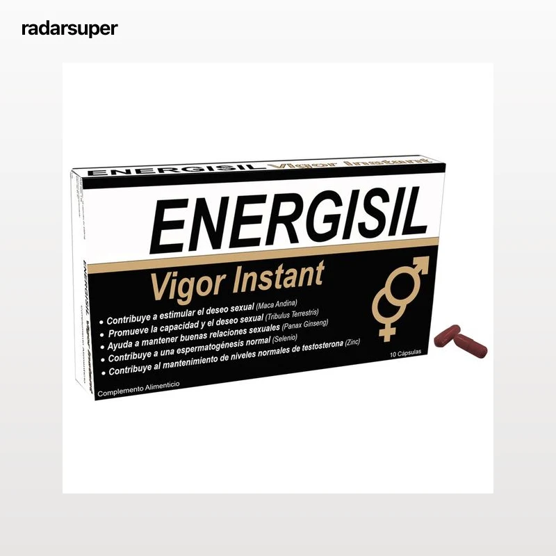 ENERGISIL Complemento alimenticio que promueve el deseo y la capacidad sexual ENERGISIL Vigor instant 10 uds.