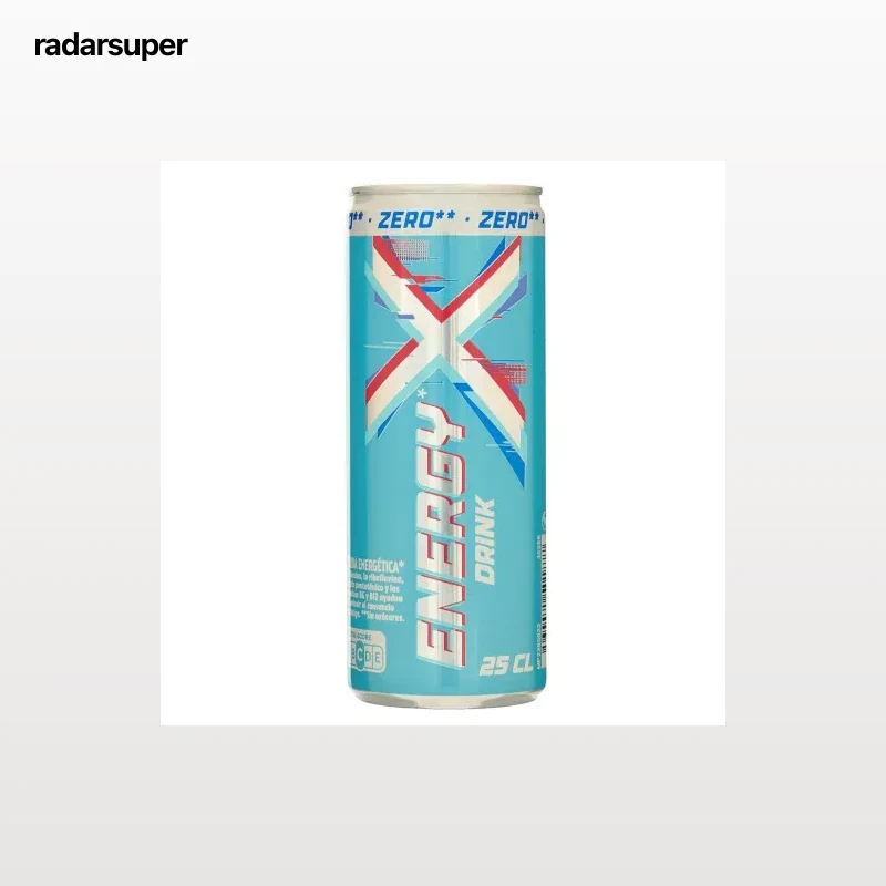 Energy drink Zero Bebida Energética Carrefour lata 25 cl.