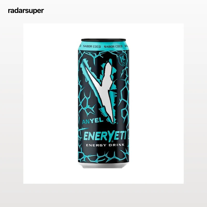 ENERYETI Bebida energética sabor coco Anyel lata de 50 cl.