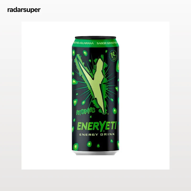 ENERYETI Bebida energética sabor ginseng + guaraná Atomic lata de 50 l.