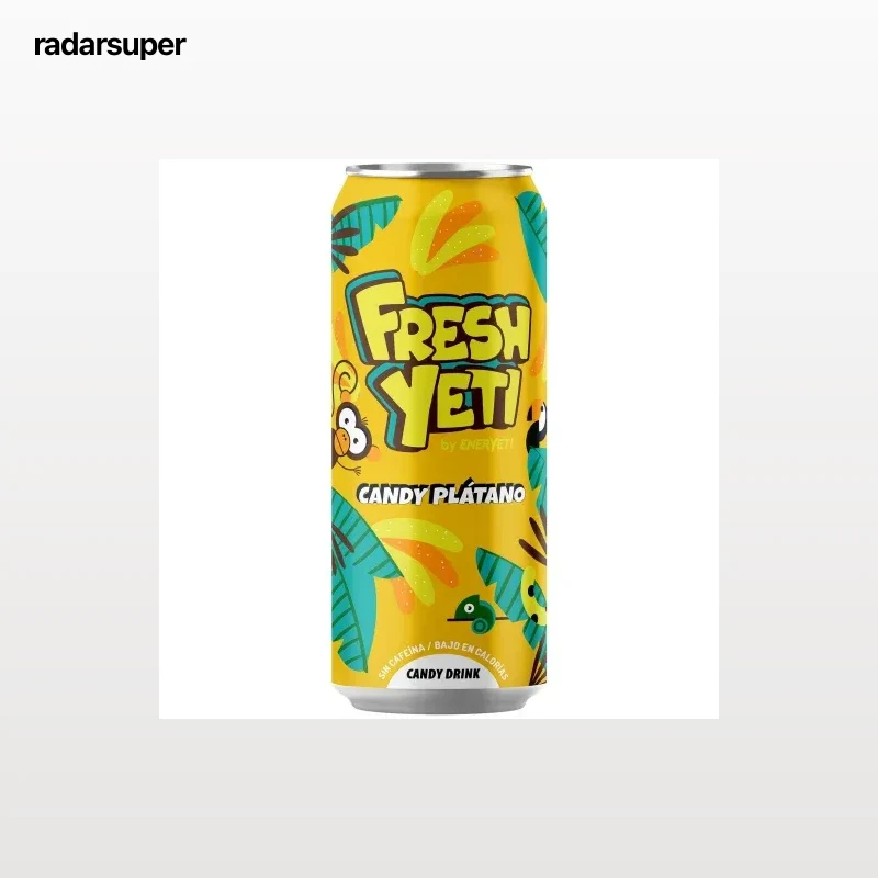 Eneryeti Freshyeti sabor plátano Bebida Energética lata 50 cl.