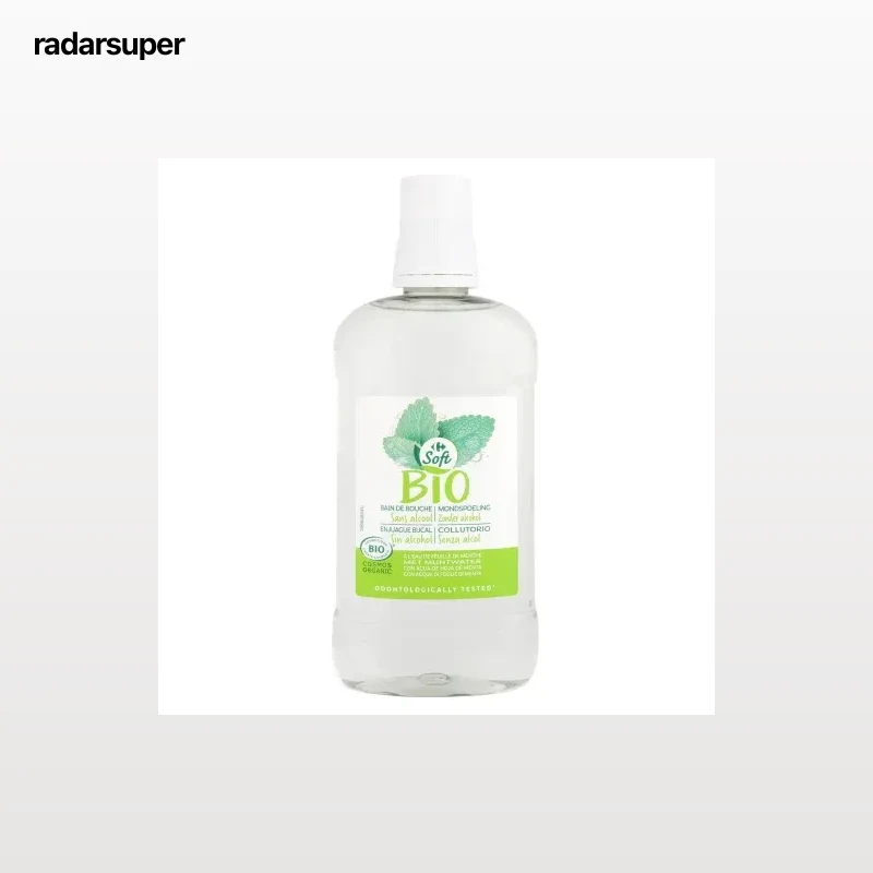 Enjuague bucal 0% alcohol ecológico Carrefour Soft Bio 500 ml.