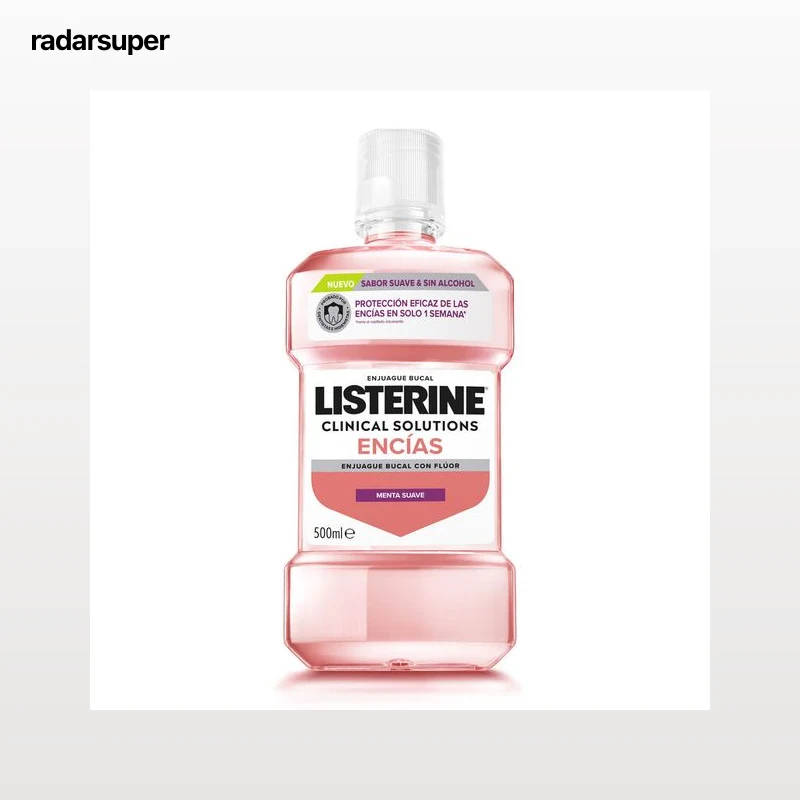 Enjuague bucal con menta suave para encías Listerine 500ml