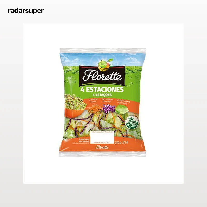 Ensalada 4 estaciones FLORETTE Bolsa de 250 g.