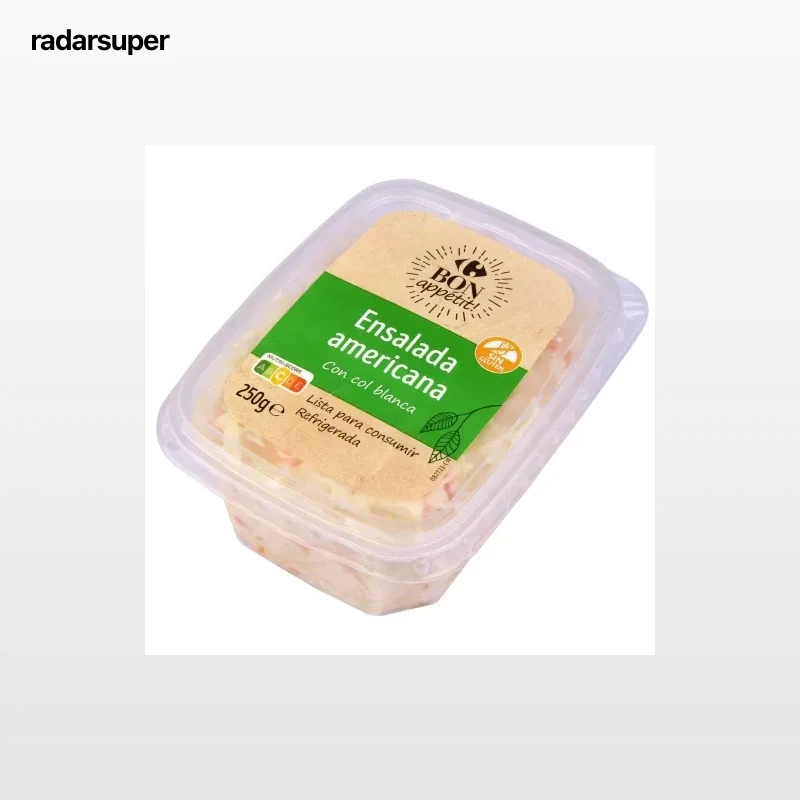 Ensalada americana Carrefour sin gluten 250 g.