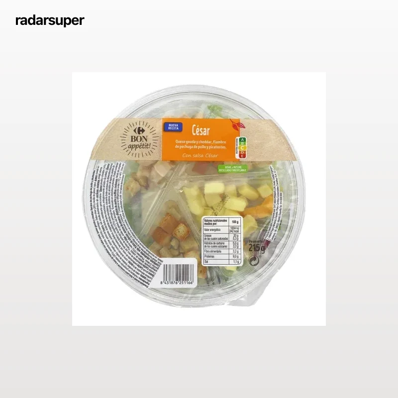 Ensalada César Carrefour 215 g