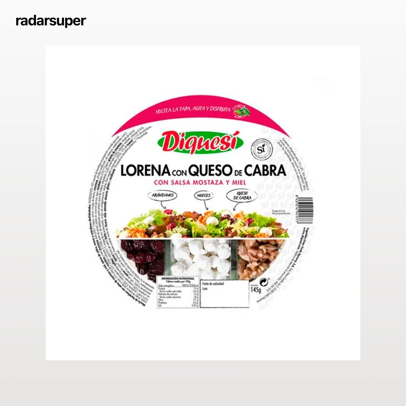 Ensalada Lorena con queso de cabra DIQUESI 145 g.