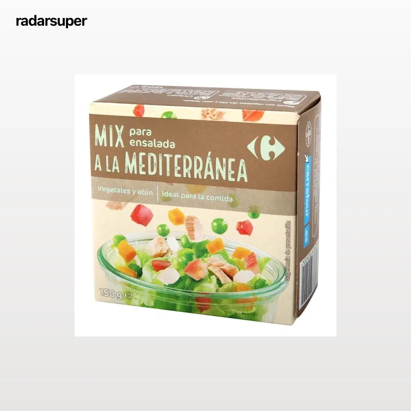 Ensalada Mediterránea de atún Carrefour 157 g.