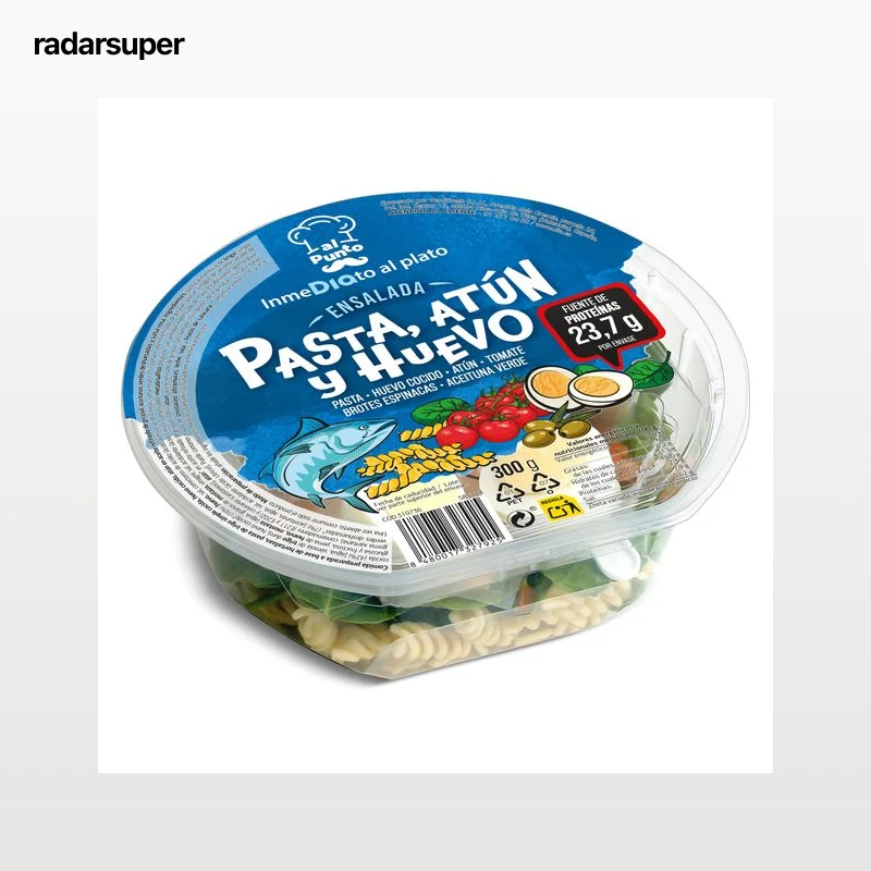 Ensalada de pasta, atún y huevo Dia Al Punto 300 g