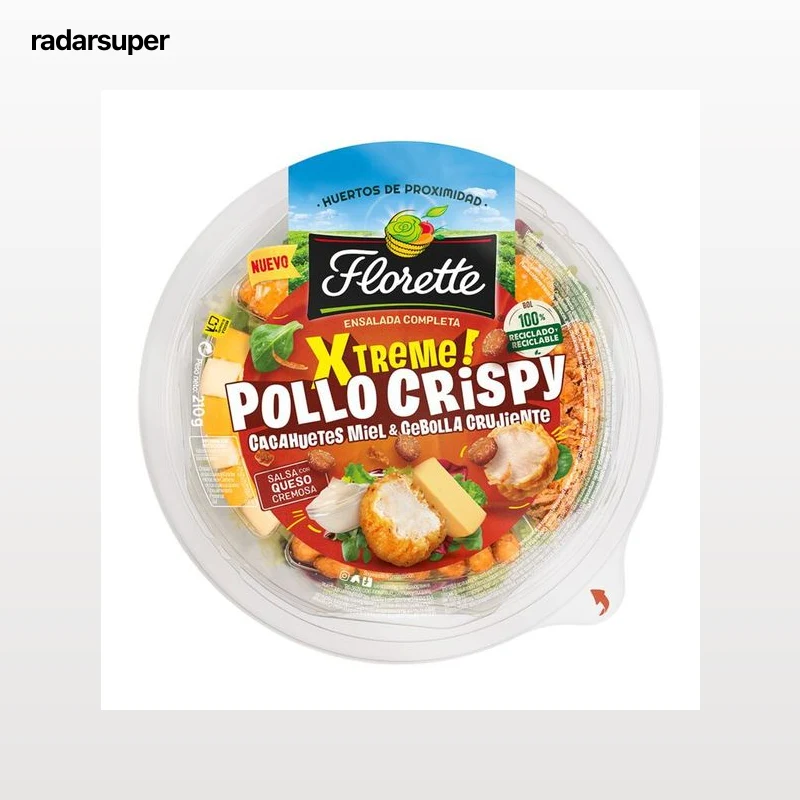 Ensalada Ztream pollo crispy Florette 210g