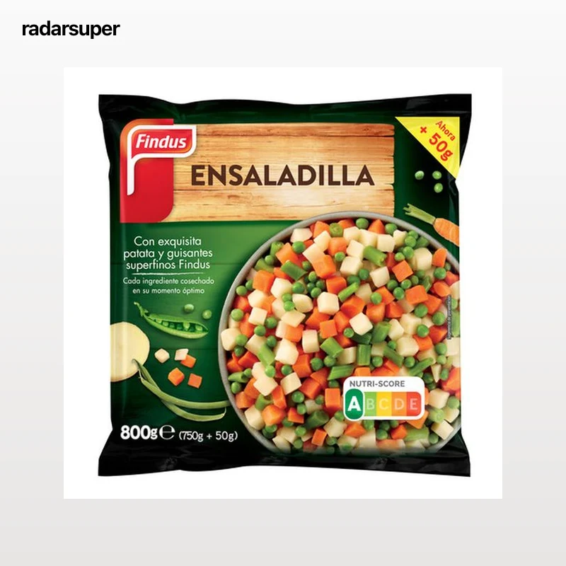 Ensaladilla Findus patata y guisantes superfinos 800g