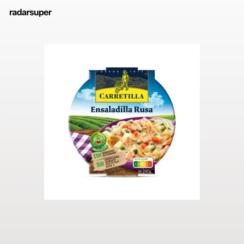 Ensaladilla rusa Carretilla sin gluten sin aceite de palma 240 g.