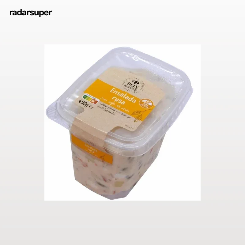 Ensaladilla rusa con atún Carrefour sin gluten 450 g.