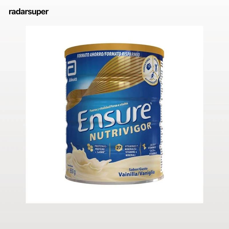ENSURE Nutrivigor Complemento nutricional que mejora nuestra calidad y salud muscular con sabor a vainilla 850 g.
