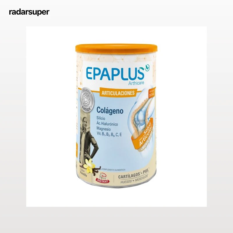 EPAPLUS Arthicare instant Colágeno + Slicio + ácido Hialurónico, sabor vainilla 325 g.