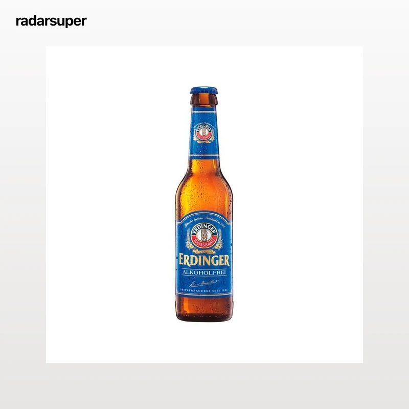 ERDINGER ALKOHOLFREI Cerveza de trigo sin alcohol  botella de 33 cl.