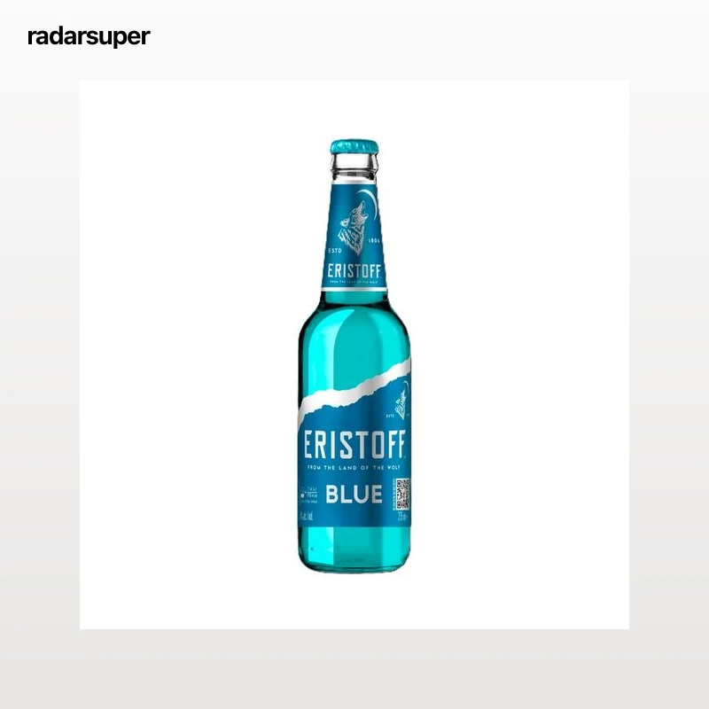 ERISTOFF™ Blue Vodka blanco con sabor a frutos del bosque botella 27.5 cl.