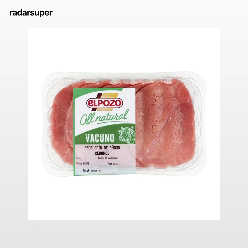 Escalopín de añojo All Natural ElPozo 250g aproximadamente