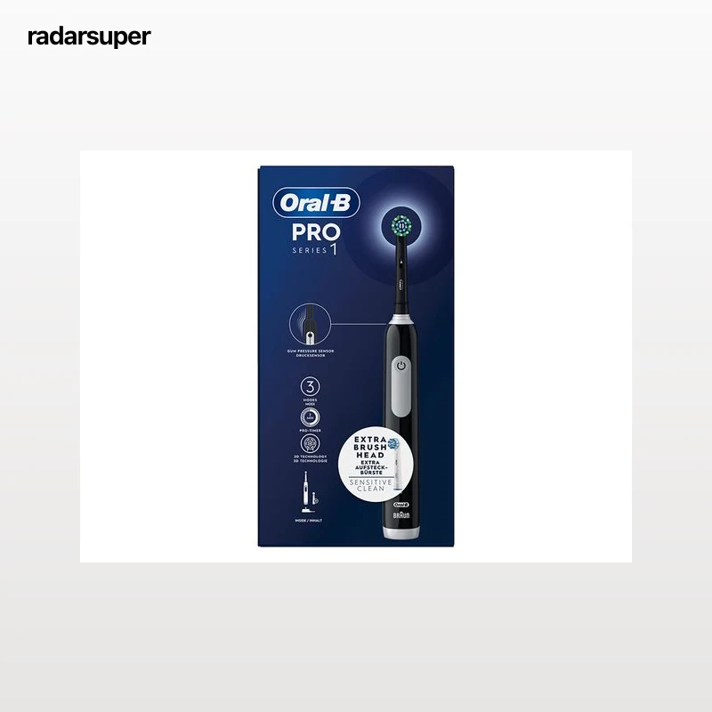 ESCOVA DE DENTES ELÉTRICA ORAL-B PRO SERIES 1 PRETO