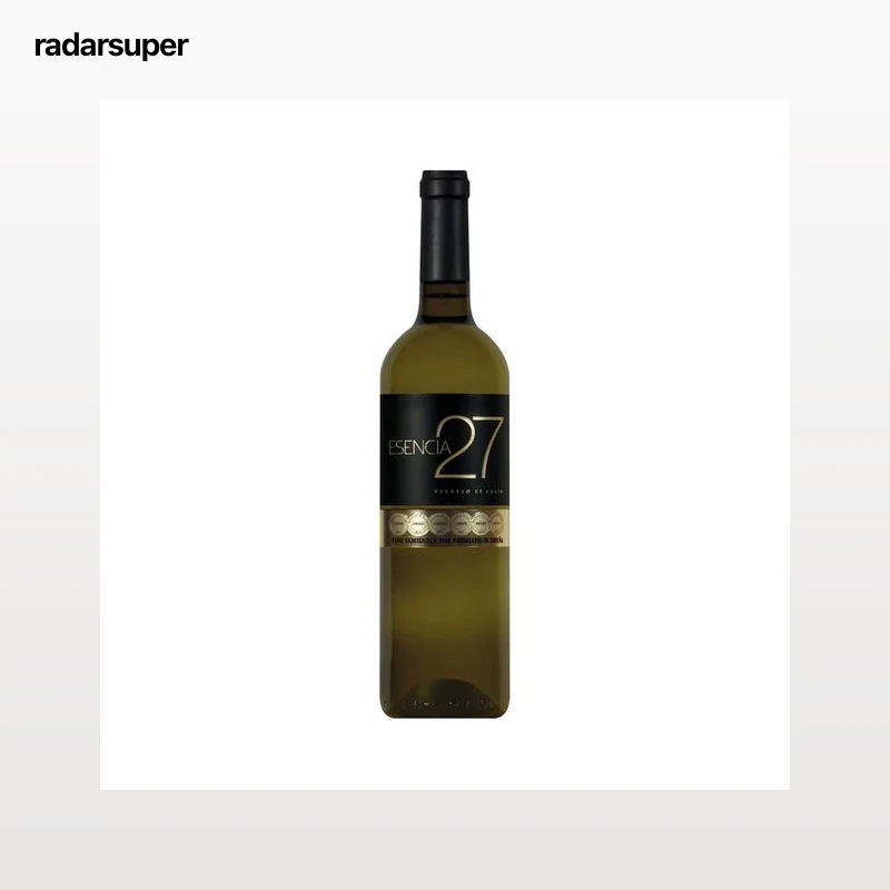 ESENCIA 27 Vino blanco semidulce de aguja natural con I.G.P Vino de la Tierra de Castilla y León botella 75 cl.