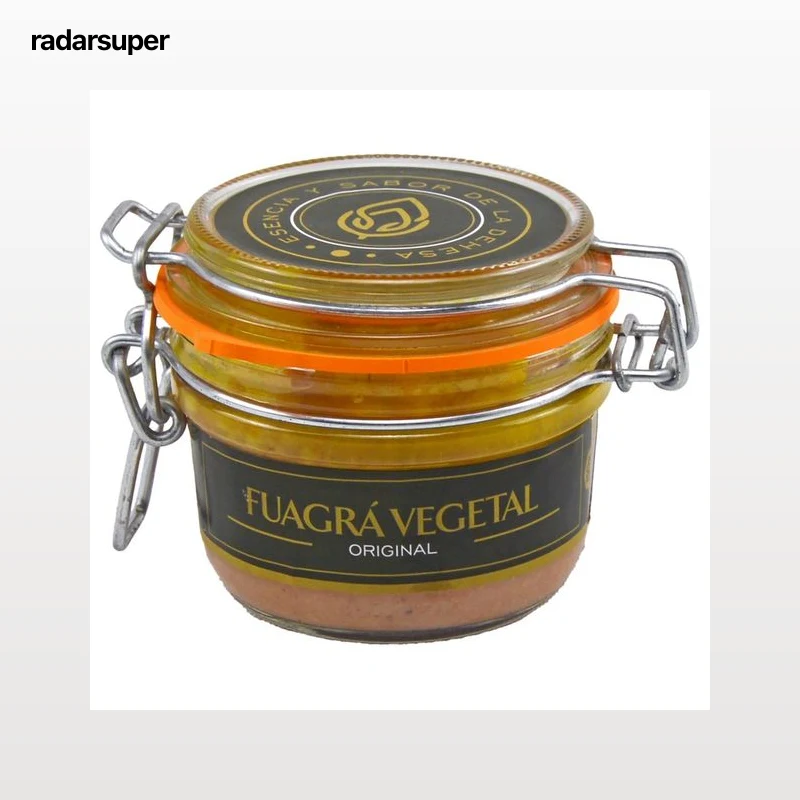 ESENCIA Y SABOR DE LA DEHESA Fuagrá vegetal a base de aceite de coco, anarcardo y harina de arroz 150 g.