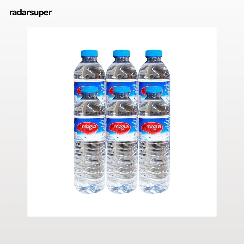ESMIAGUA Agua mineral botella de 50 cl, pack de 6 uds.