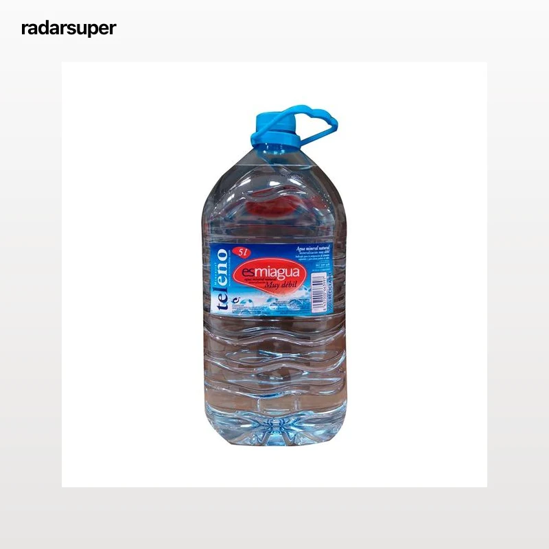 ESMIAGUA Agua mineral de mineralización muy débil garrafa de 5 l.