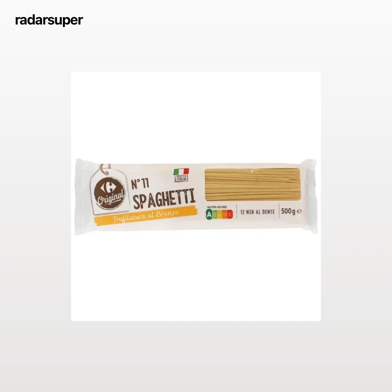 Espagueti italiano Carrefour 500 g.