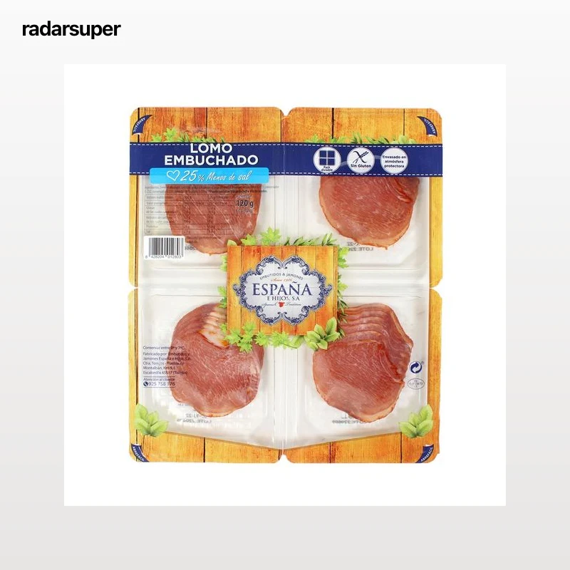 ESPAÑA Lomo embuchado con un 25% menos de sal ESPANA 4 x 30 g.