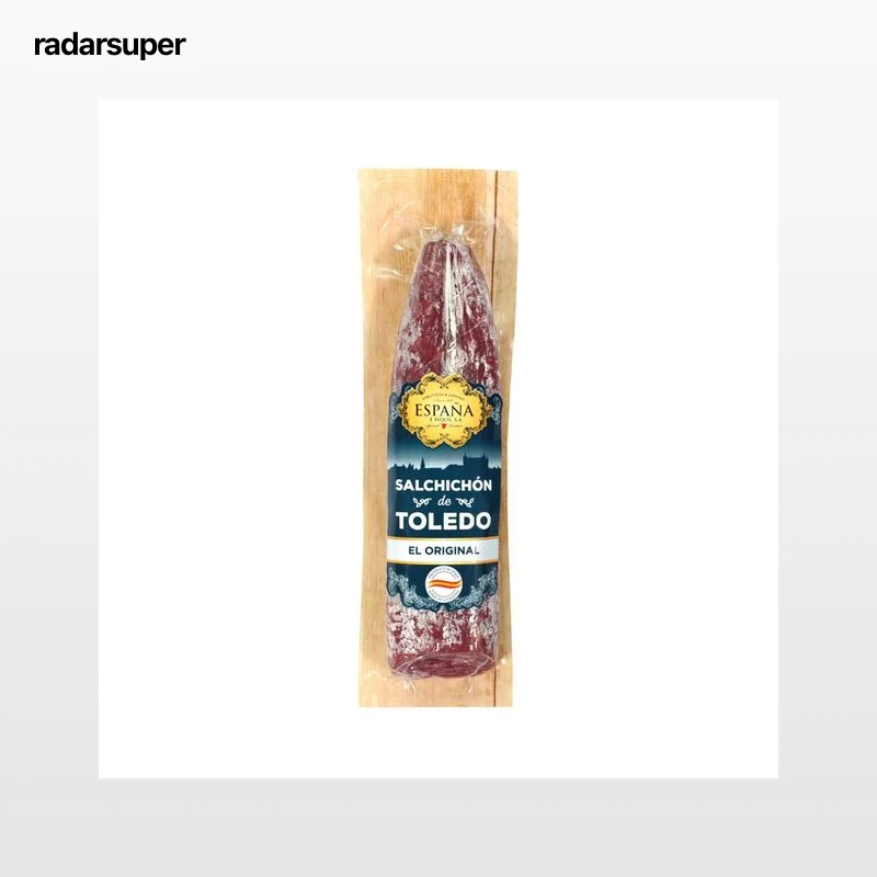 ESPAÑA Salchichón original de Toledo, envasado al vacio ESPAÑA 260 g.