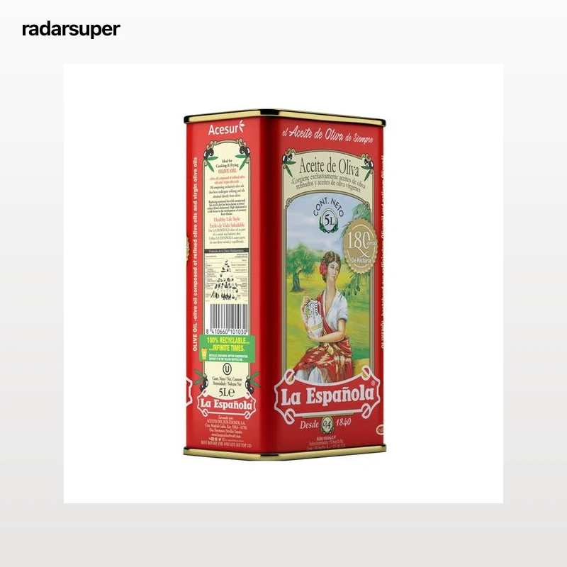 LA ESPAÑOLA Aceite de oliva suave lata de 5 l.