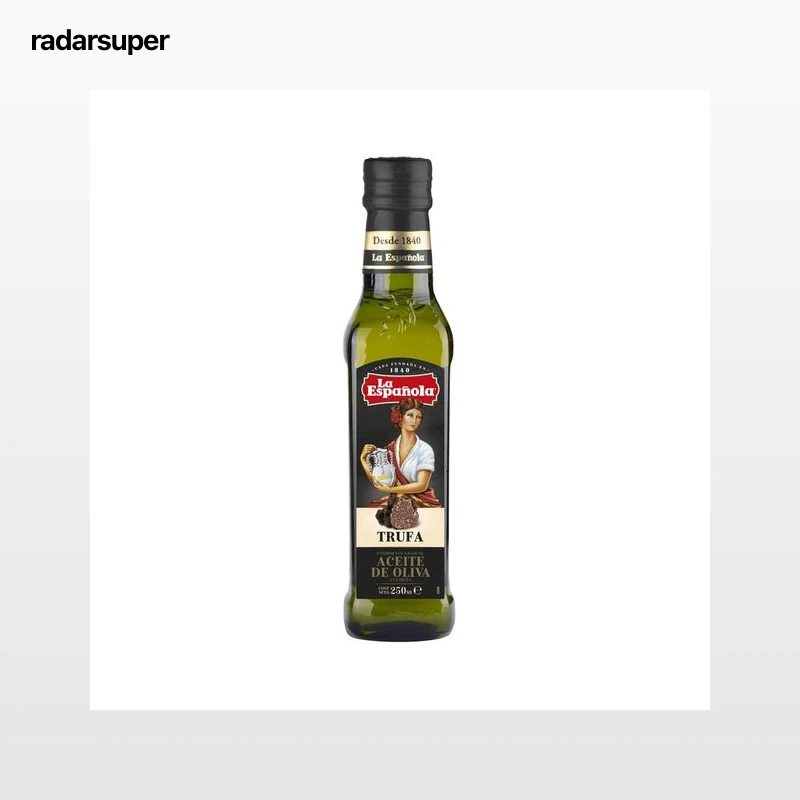 LA ESPAÑOLA Aceite de oliva virgen extra a la trufa blanca botella de 250 ml.