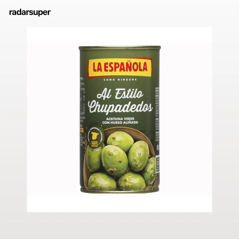 LA ESPAÑOLA Aceituna aliñada estilo chupadedos 185 g.