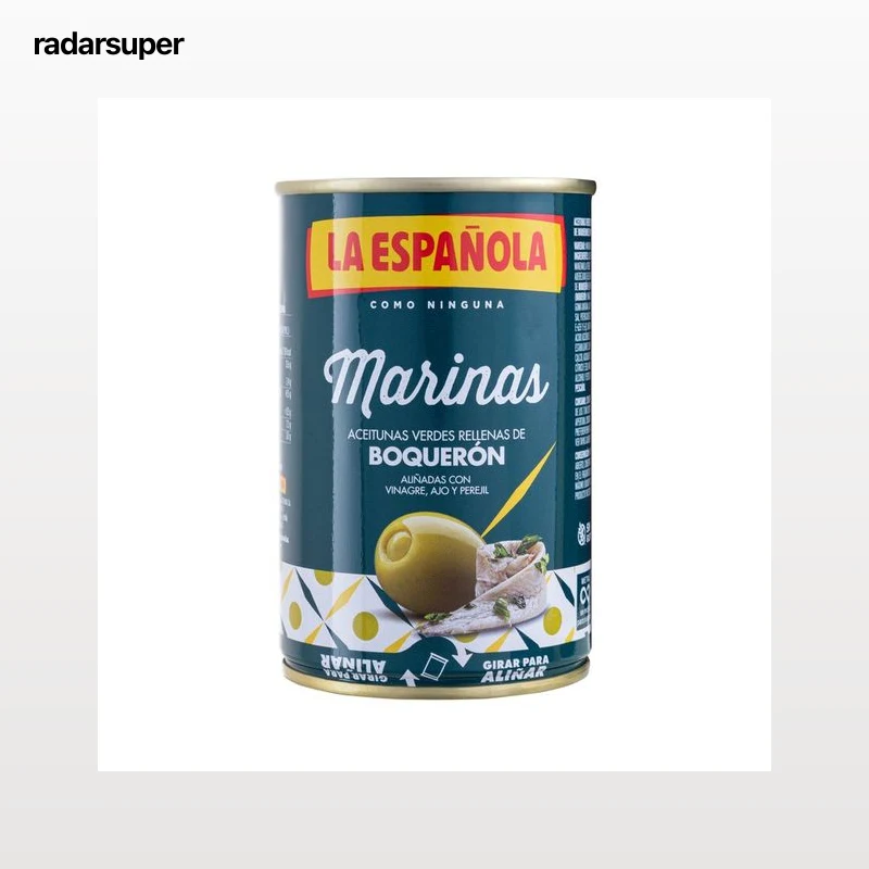 LA ESPAÑOLA Aceitunas rellenas de boquerón 130 g.