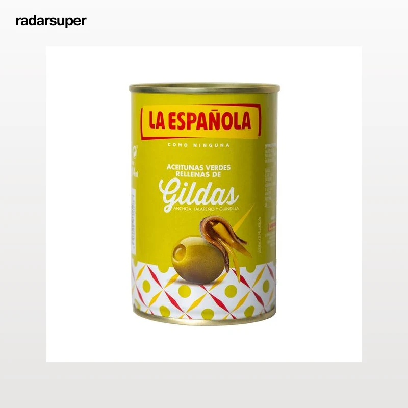 LA ESPAÑOLA Aceitunas rellenas de gildas 130 g.
