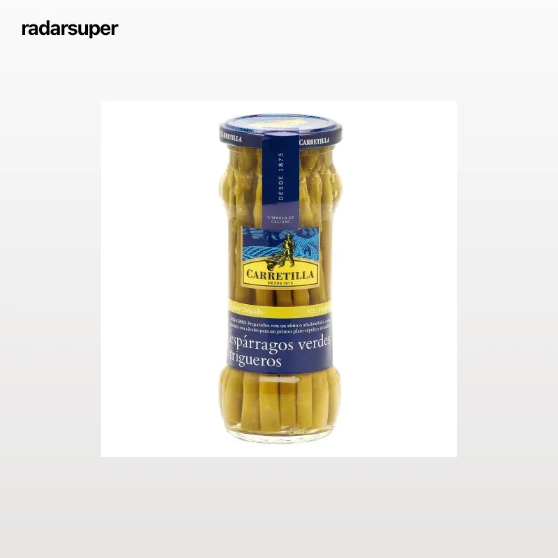 Espárrago frasco verde carretilla 9/33 190 g.