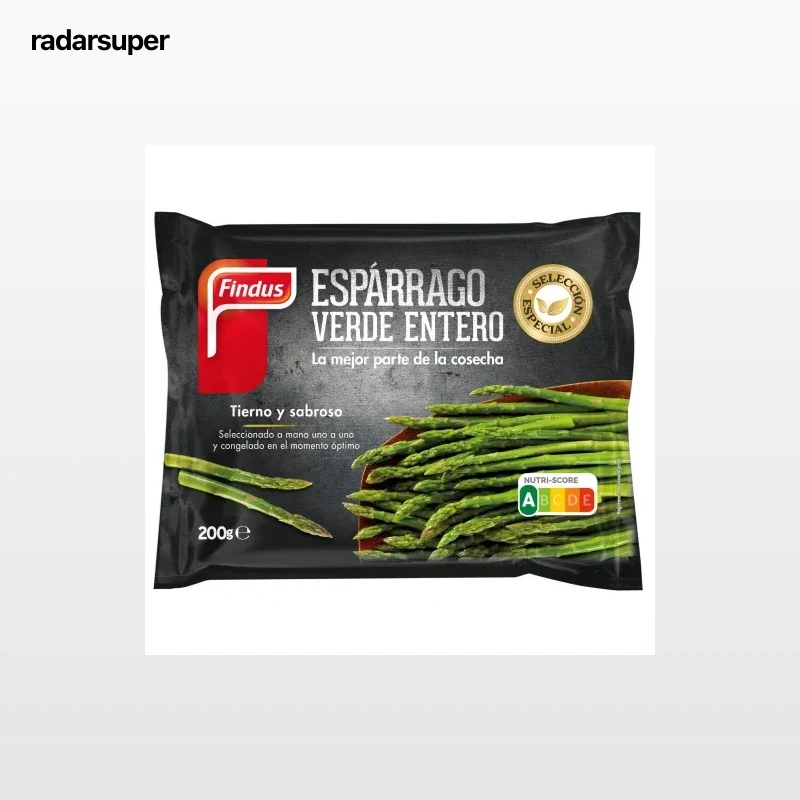 Espárrago verde entero Findus 200 g.