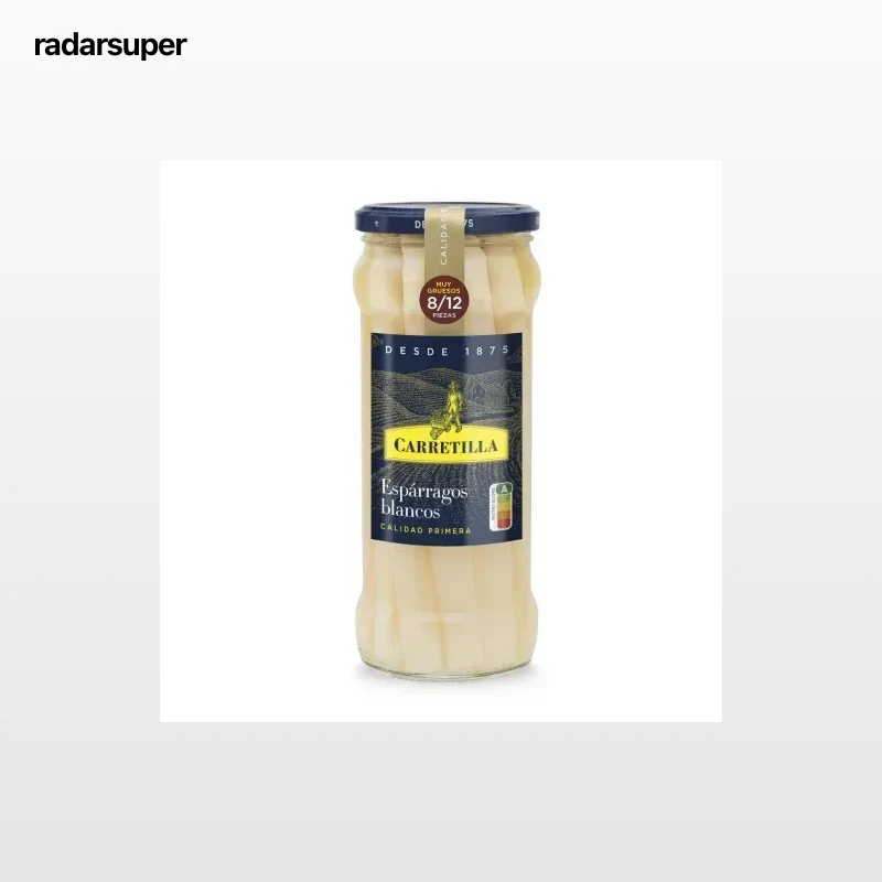 Espárragos blancos 8/12 Carretilla 325 g.