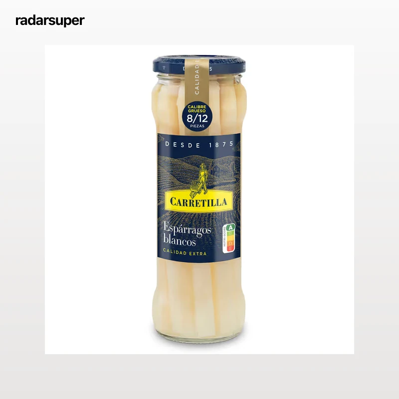 Espárragos blancos 8/12 piezas Carretilla 205 g