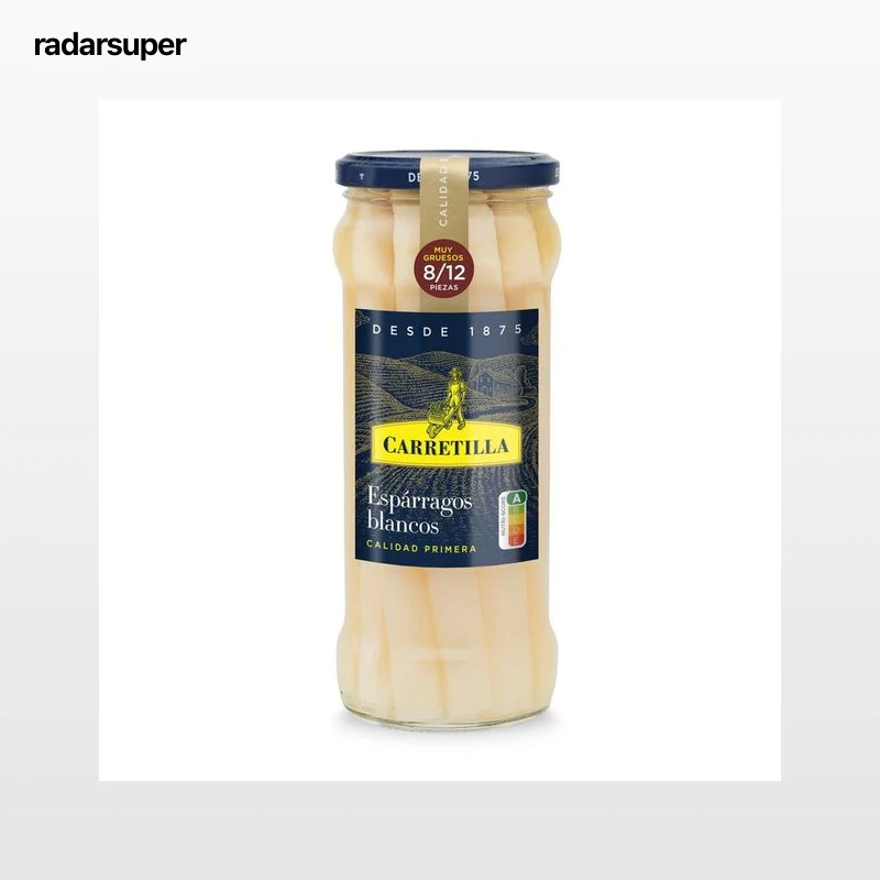 Espárragos blancos extra Carretilla 325g muy grueso