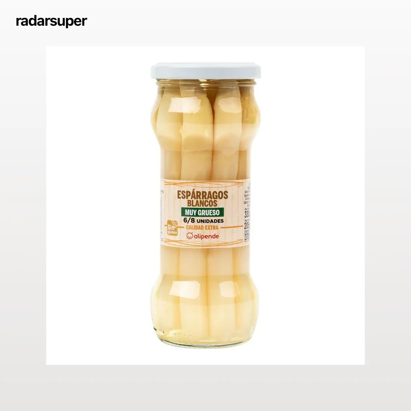 Espárragos blancos muy grueso Alipende 205g (6/8 piezas)