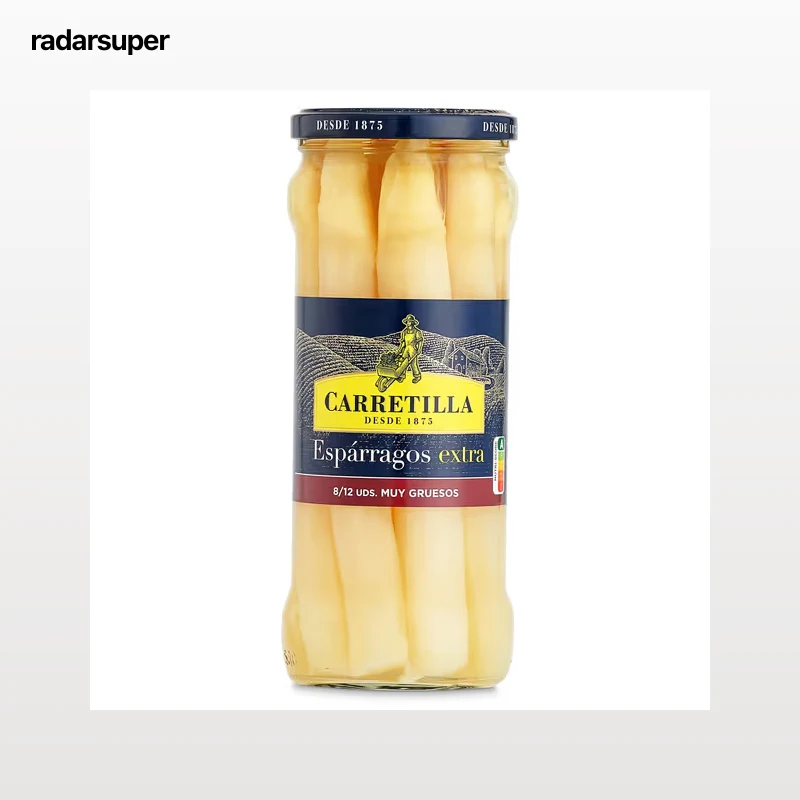 Espárragos blancos muy gruesos 8/12 piezas Carretilla 325 g