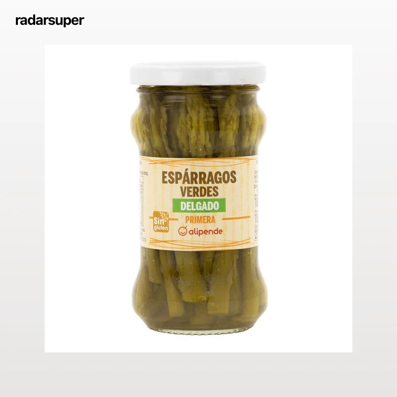 Espárragos verdes calibre delgado Alipende 100g