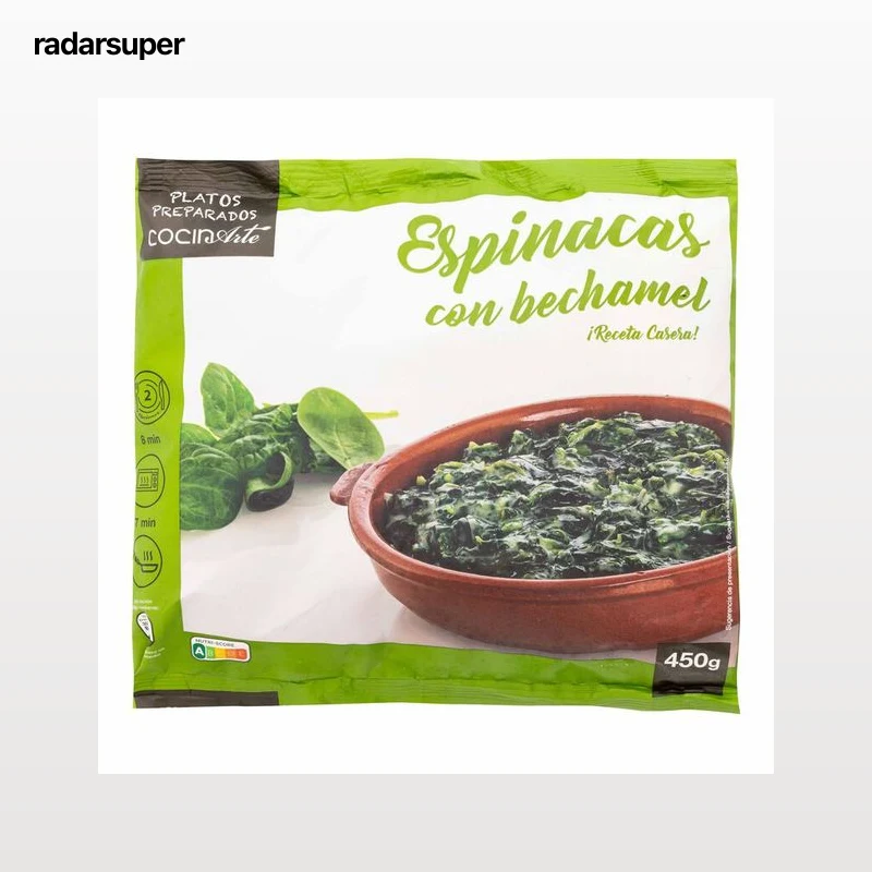 Espinacas con bechamel Cocinarte 450g