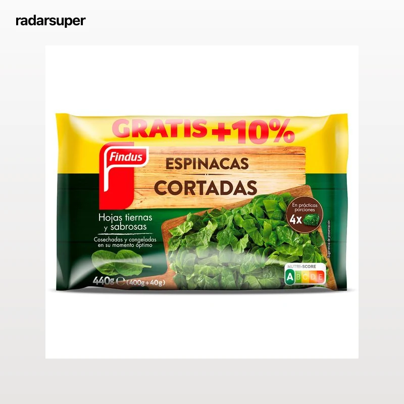 Espinacas cortadas Findus 400 g