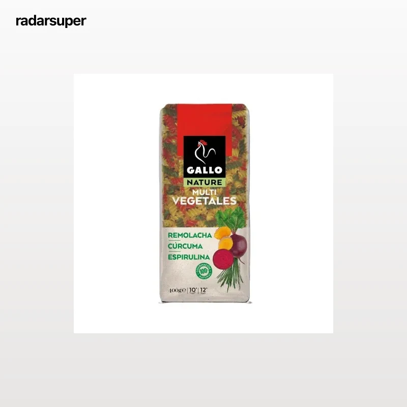 Espirales multivegetales Gallo Nature 400 g.