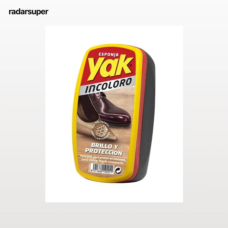 Esponja de calzado Yak brillo incoloro