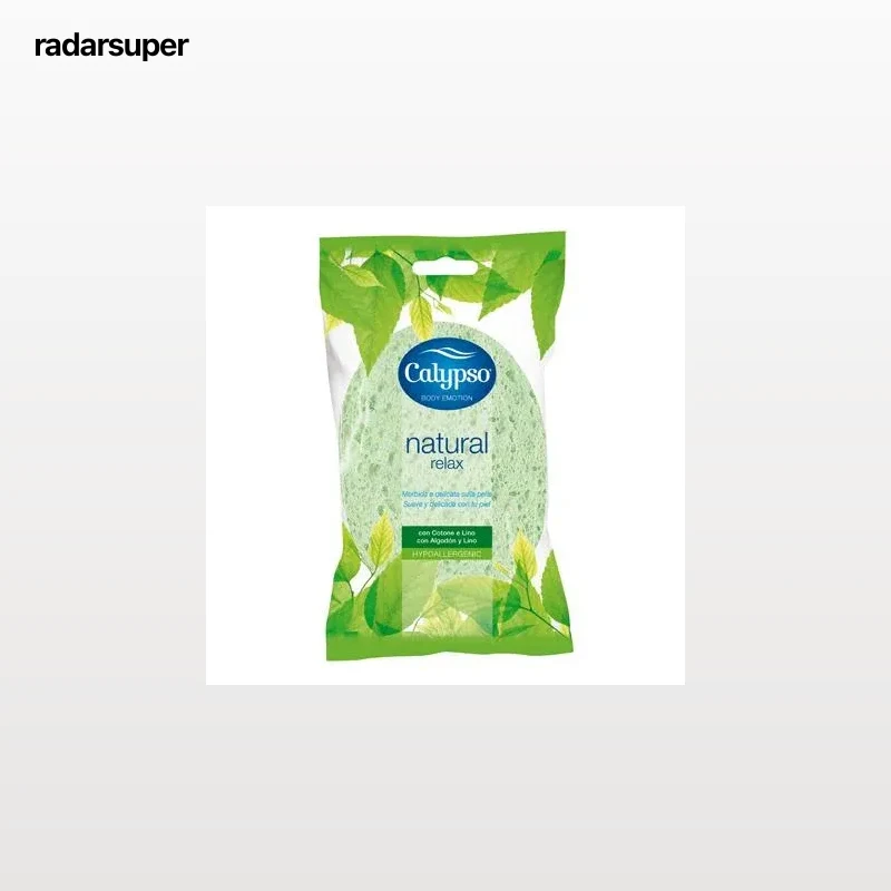 Esponja de baño con fibras naturales Calypso 1 ud.