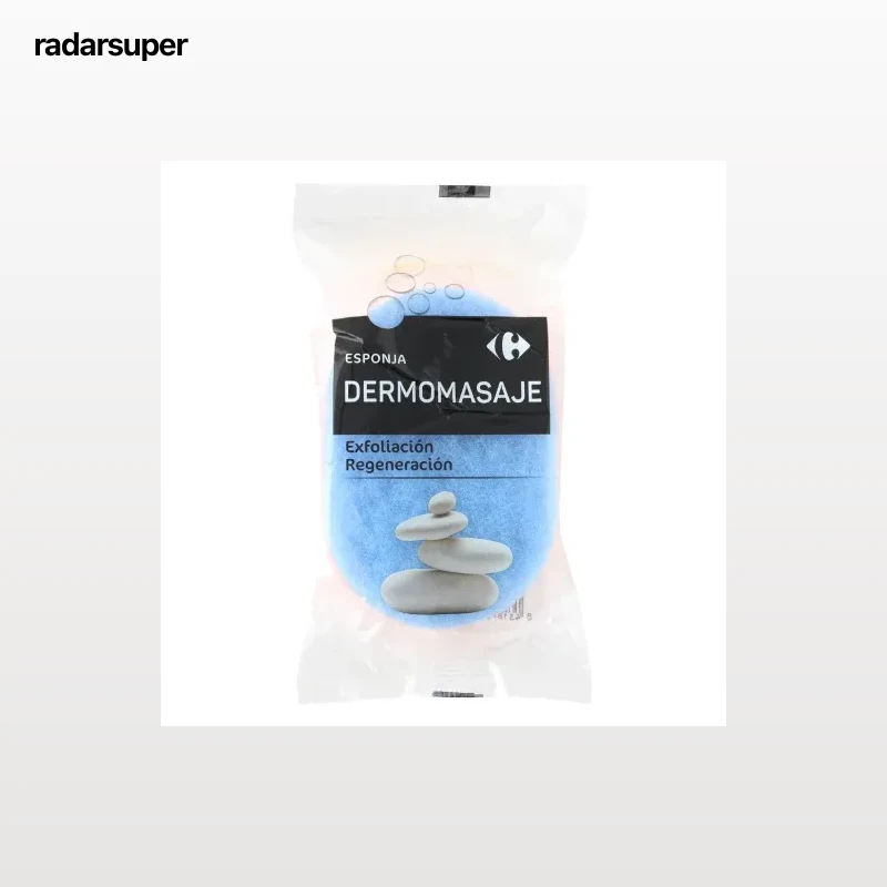Esponja dermomasaje exfoliación Regeneración Carrefour 1 ud.