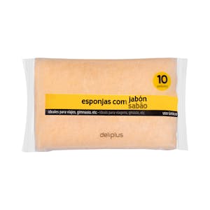 Esponjas de baño con jabón